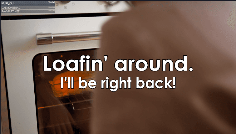 BeRightBack screen active
