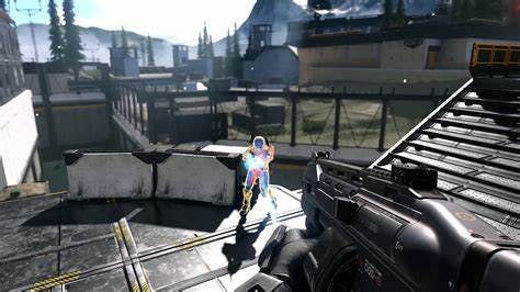 Player using the Bulldog shotgun.